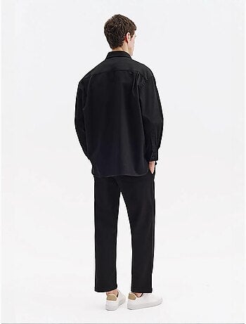Camisa masculina de algodão e lycra giesto
