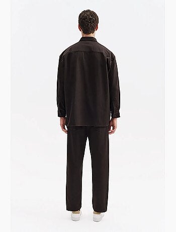 Camisa masculina de algodão-lycra giesto