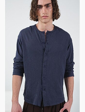 Camisa masculina em malha giesto