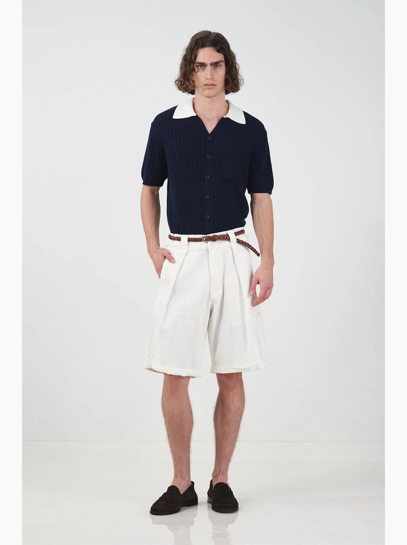 Camisa masculina giesto Azul-marinho - Kiabi