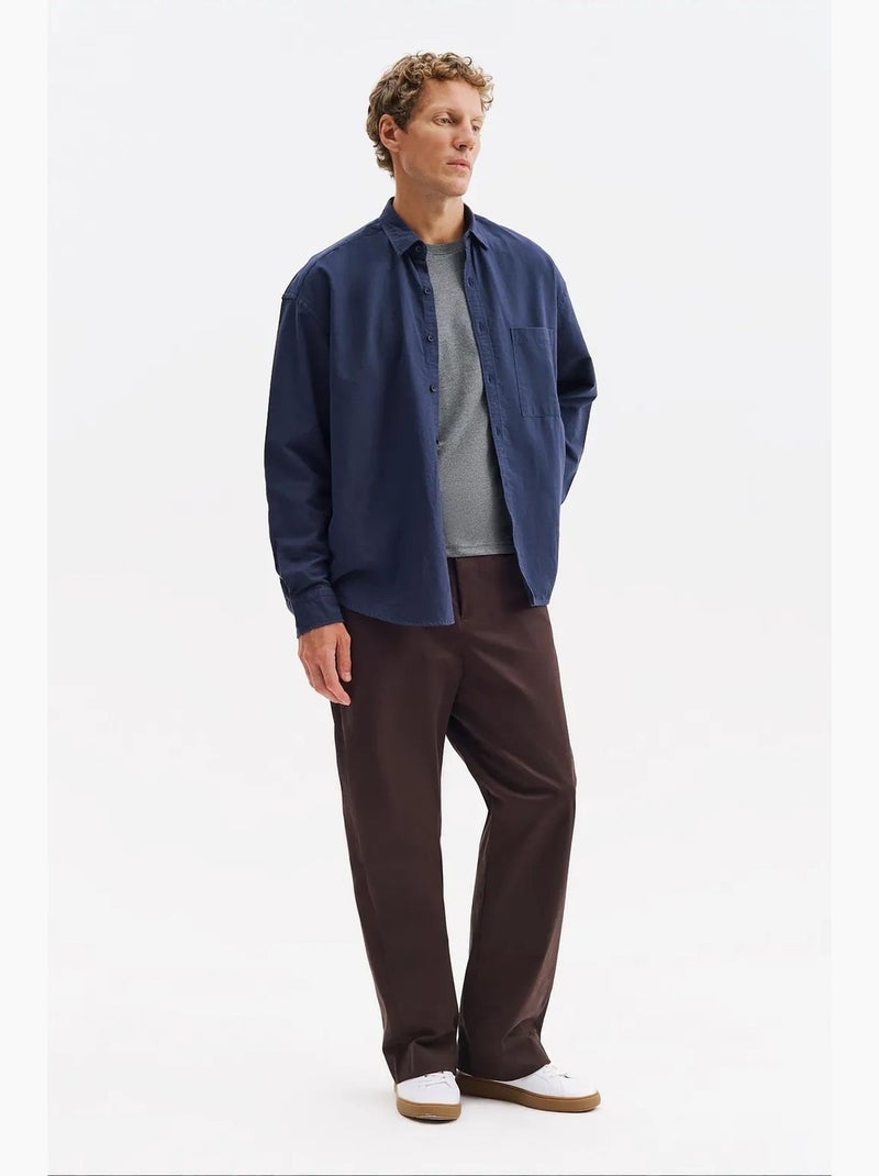 Camisa masculina giesto Azul-marinho - Kiabi
