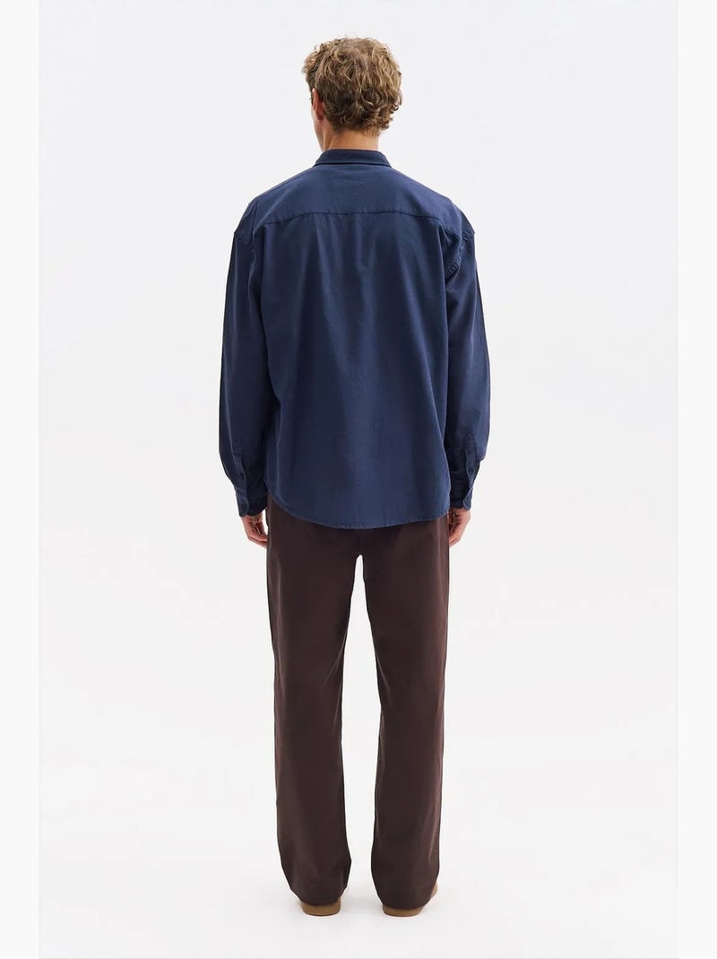 Camisa masculina giesto Azul-marinho - Kiabi