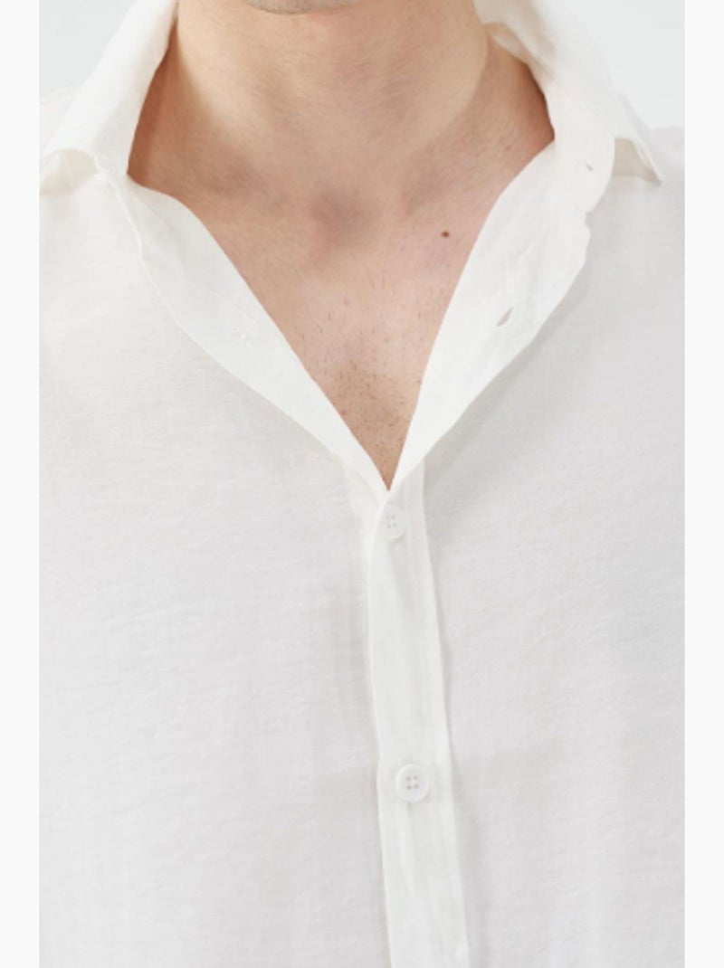 Camisa masculina giesto Branco - Kiabi