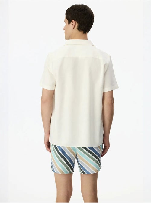 Camisa masculina havana air em mistura de linho penti - Kiabi Camisa masculina havana air em mistura de linho penti - Kiabi