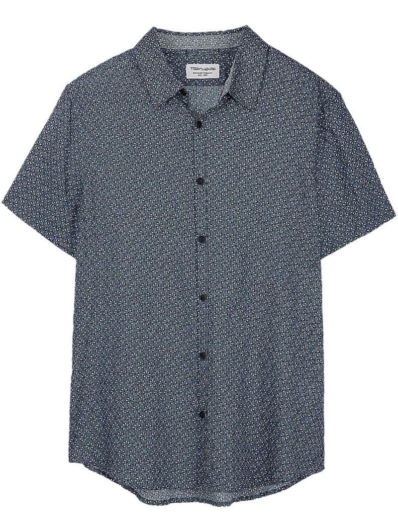 Camisa Masculina Teddy Smith Dixon com Padrão Marinho Azul-marinho - Kiabi