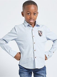 Camisa material ondulado - Kiabi