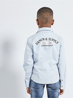 Camisa material ondulado - Kiabi