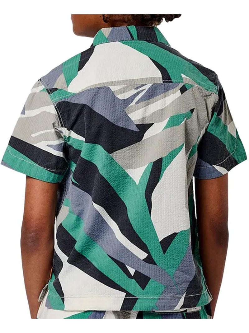Camisa Multicor Kaporal Bono para Rapaz Verde - Kiabi