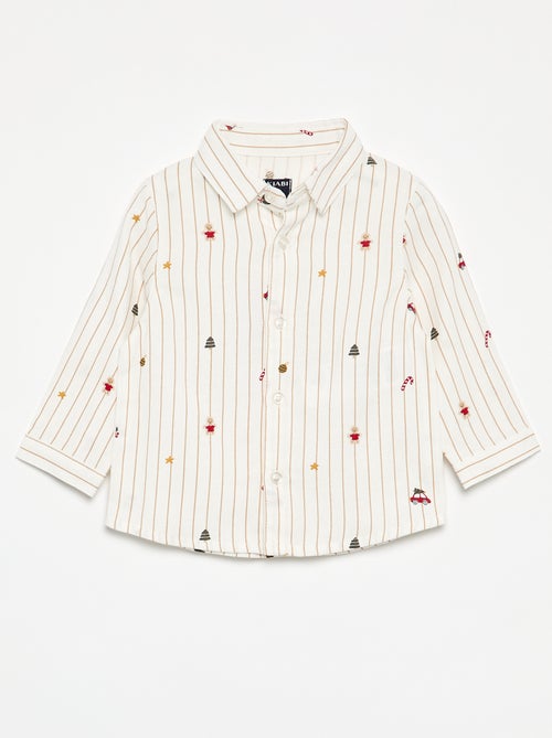Camisa 'Natal' de flanela - Kiabi