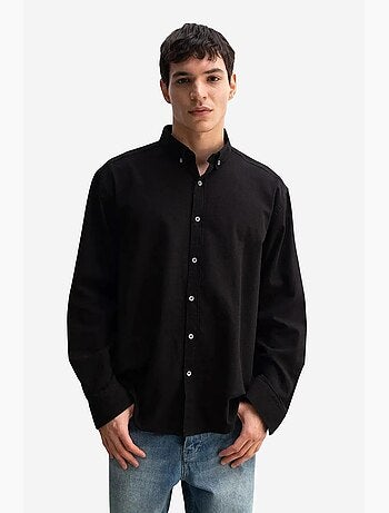 Camisa oversized de algodão com botões giesto