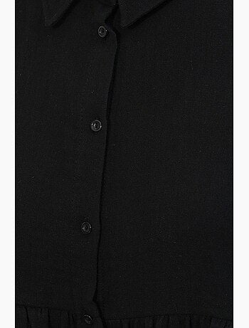 Camisa oversized de algodão de manga comprida bdart