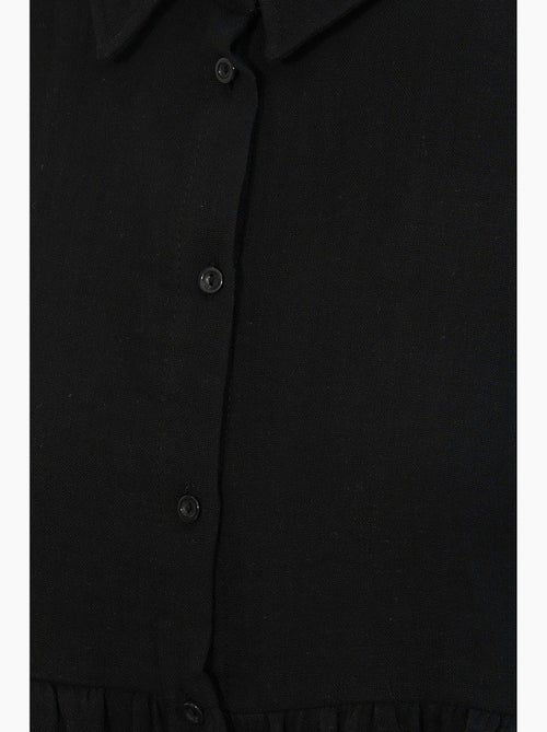 Camisa oversized de algodão de manga comprida bdart - Kiabi Camisa oversized de algodão de manga comprida bdart - Kiabi