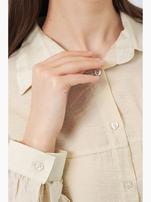 Camisa oversized de manga comprida bdart - Kiabi Camisa oversized de manga comprida bdart - Kiabi