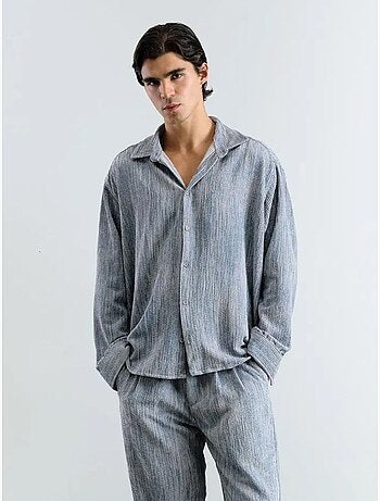 Camisa oversized de veludo giesto