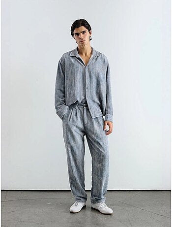 Camisa oversized de veludo giesto