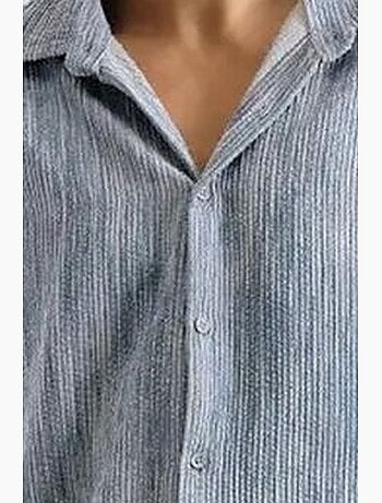 Camisa oversized de veludo giesto