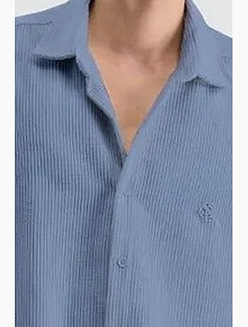 Camisa oversized de veludo giesto
