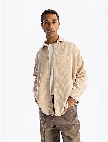 Camisa oversized de veludo giesto
