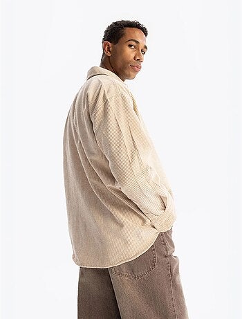 Camisa oversized de veludo giesto