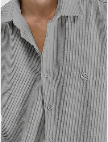 Camisa oversized de veludo giesto