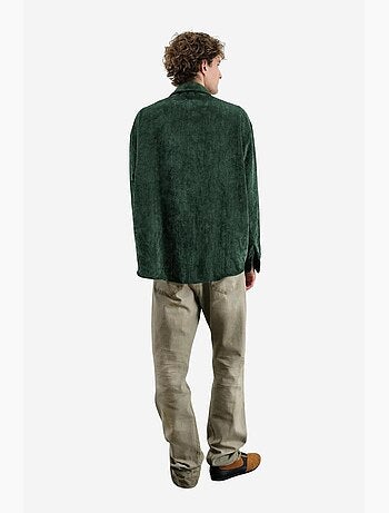Camisa oversized de veludo giesto