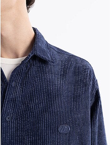 Camisa oversized em veludo giesto