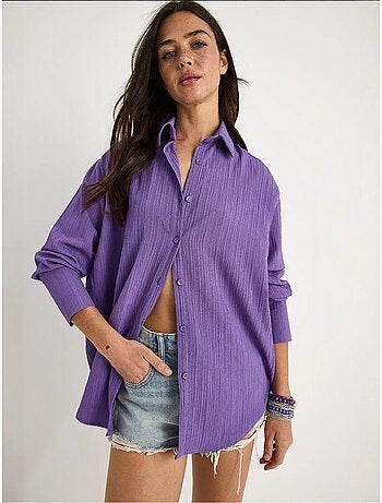 Camisa oversized texturizada lucci