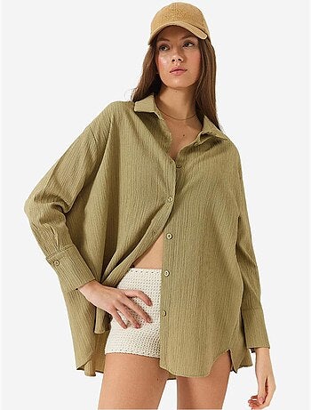 Camisa oversized texturizada lucci