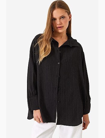 Camisa oversized texturizada lucci
