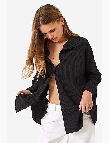Camisa oversized texturizada lucci