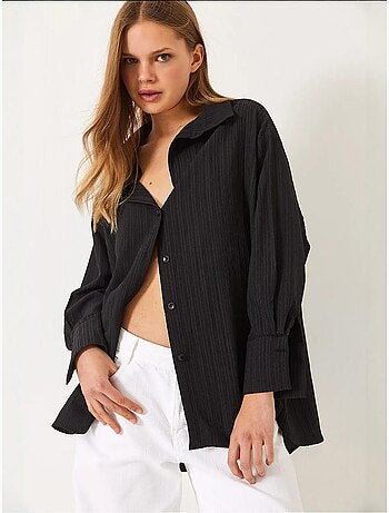 Camisa oversized texturizada lucci