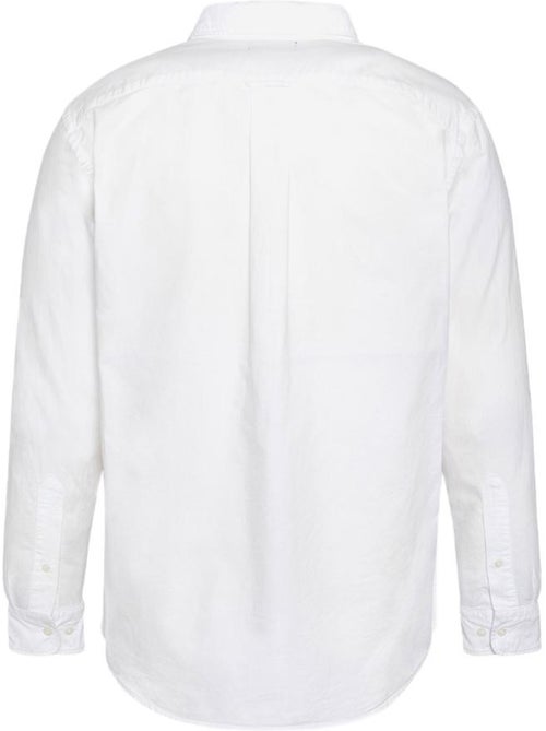 Camisa Oxford Branca Schott para Homem - Kiabi Camisa Oxford Branca Schott para Homem - Kiabi