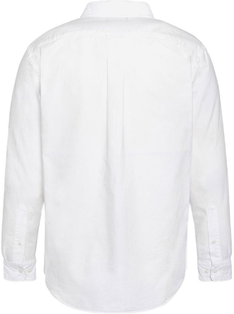 Camisa Oxford Branca Schott para Homem Branco - Kiabi