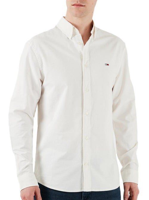 Camisa oxford branca tommy hilfiger para homem - Kiabi Camisa oxford branca tommy hilfiger para homem - Kiabi