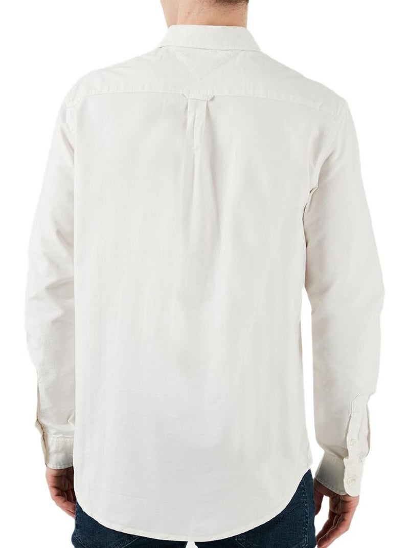 Camisa oxford branca tommy hilfiger para homem Branco - Kiabi