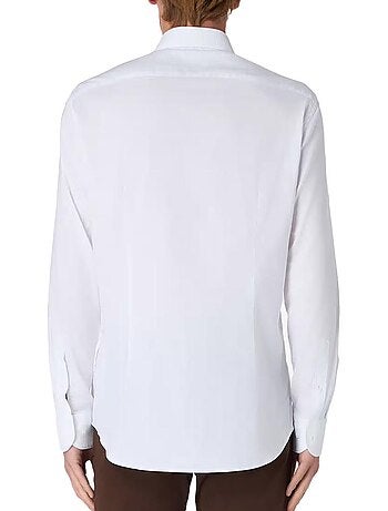Camisa oxford branca tommy hilfiger para homem