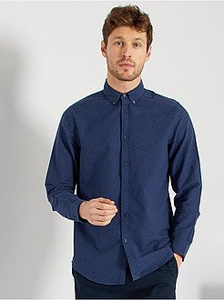 Camisa oxford com corteregular - Kiabi