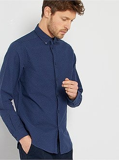 Camisa oxford com corteregular - Kiabi