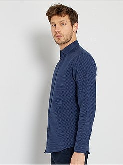 Camisa oxford com corteregular - Kiabi