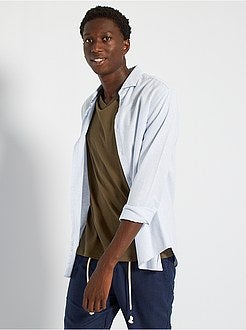 Camisa Oxford de conceção ecológica - Kiabi