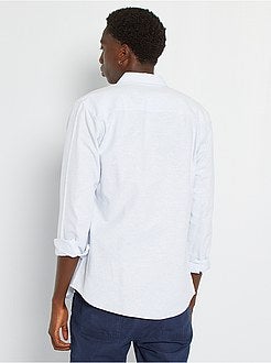 Camisa Oxford de conceção ecológica - Kiabi