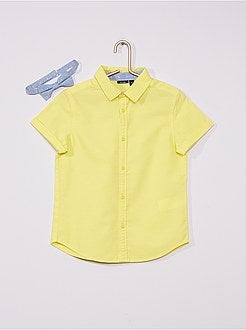 Camisa oxford e laço papillon - Kiabi