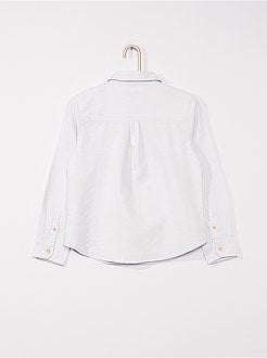 Camisa oxford manga comprida - Kiabi