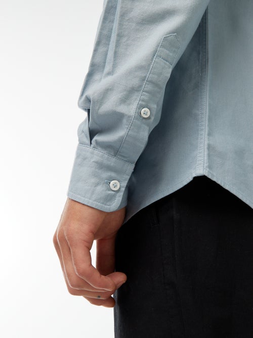 Camisa oxford regular fit - Kiabi