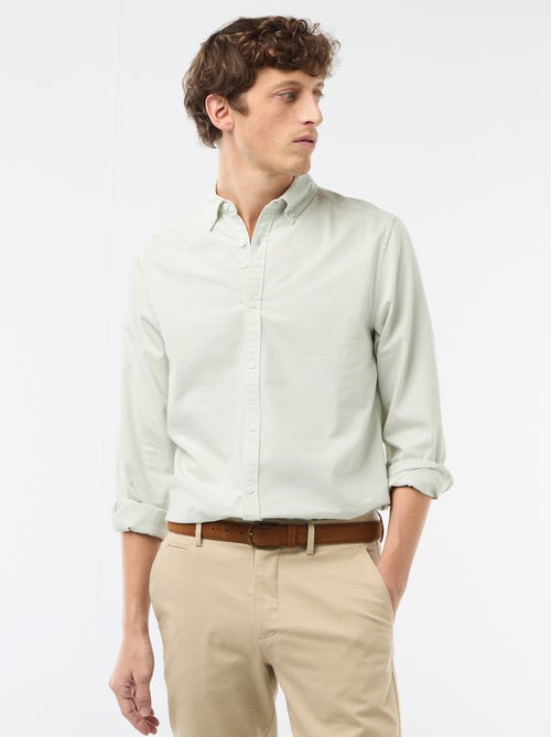 Camisa oxford regular fit - Kiabi Camisa oxford regular fit - Kiabi