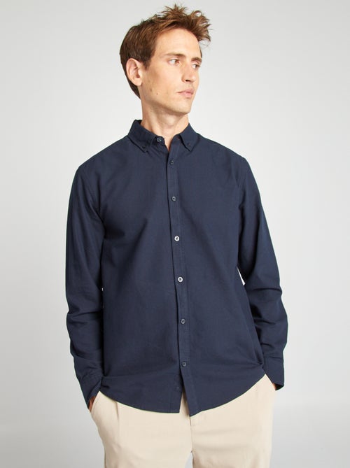 Camisa oxford regular fit - Kiabi