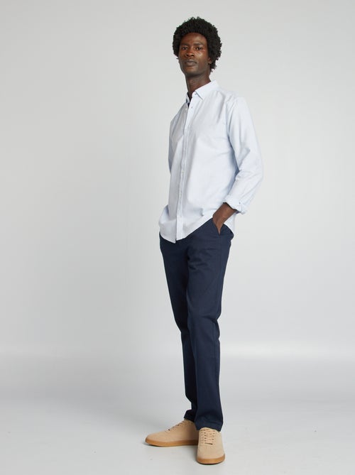 Camisa oxford regular fit - Kiabi