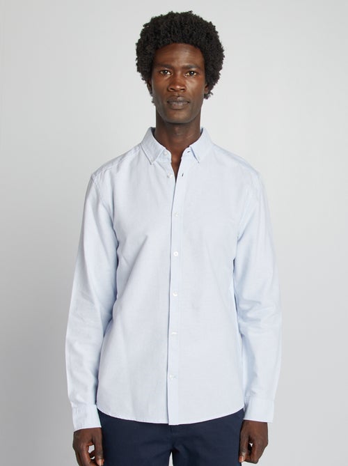 Camisa oxford regular fit - Kiabi