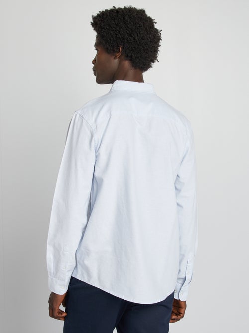 Camisa oxford regular fit - Kiabi
