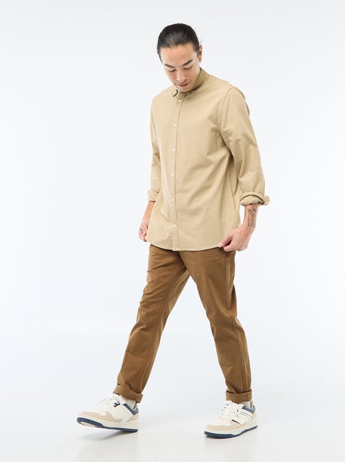 Camisa oxford regular fit - Kiabi